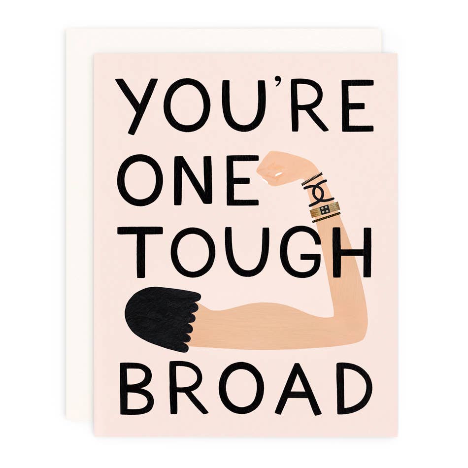 One Tough Broad Card