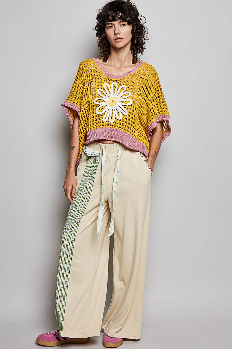 Open Weave Crochet Top