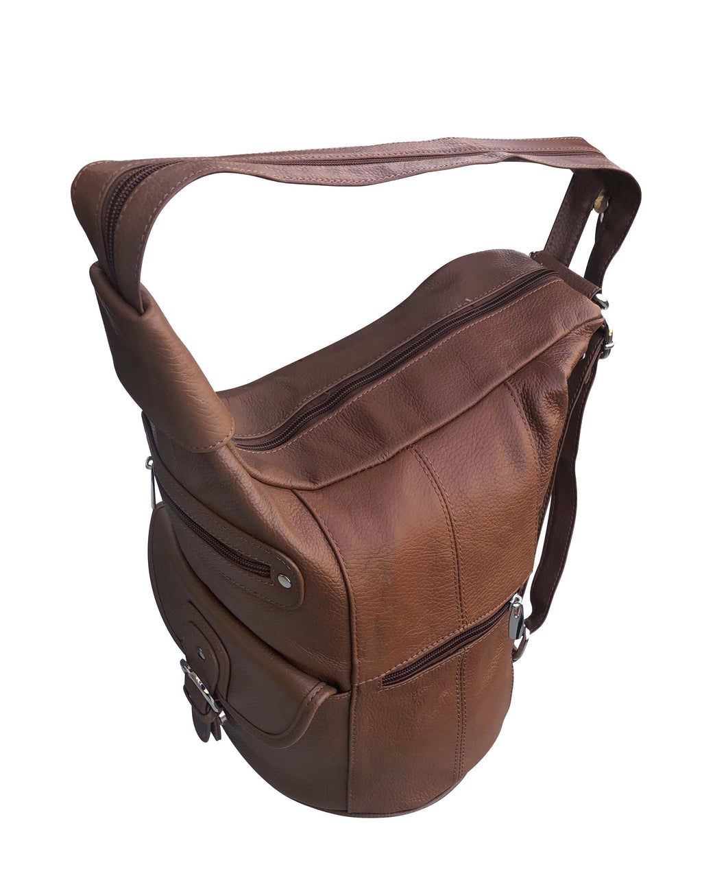 Cowhide leather back pack