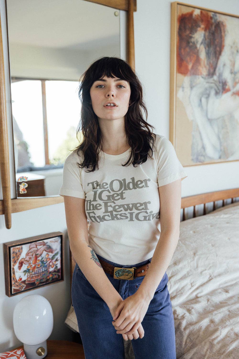 The Older I Get the Fewer Fucks I Give Graphic T-shirt