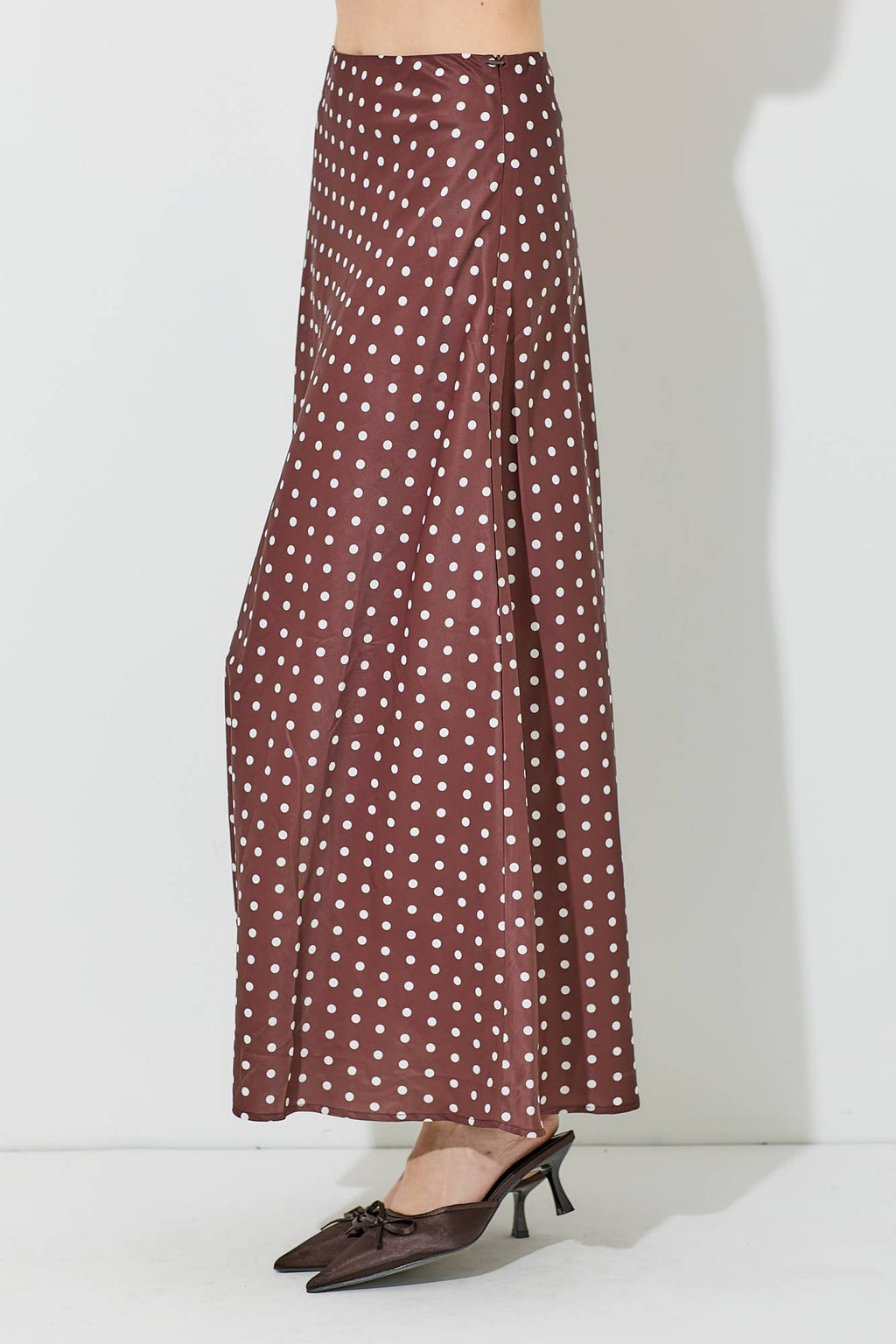 Polka Dot Midi Skirt