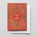 Merry And Bright Sashiko Card *FOIL*