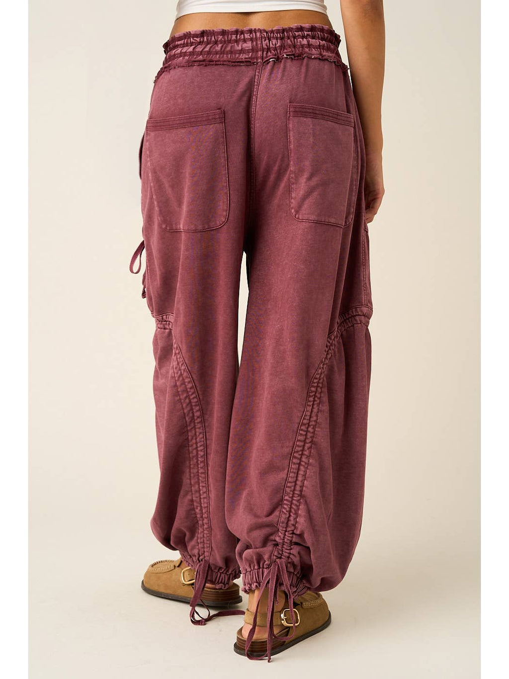 French Terry Drop Pocket Ballon Pants