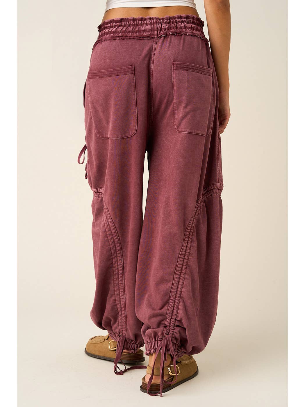 French Terry Drop Pocket Ballon Pants