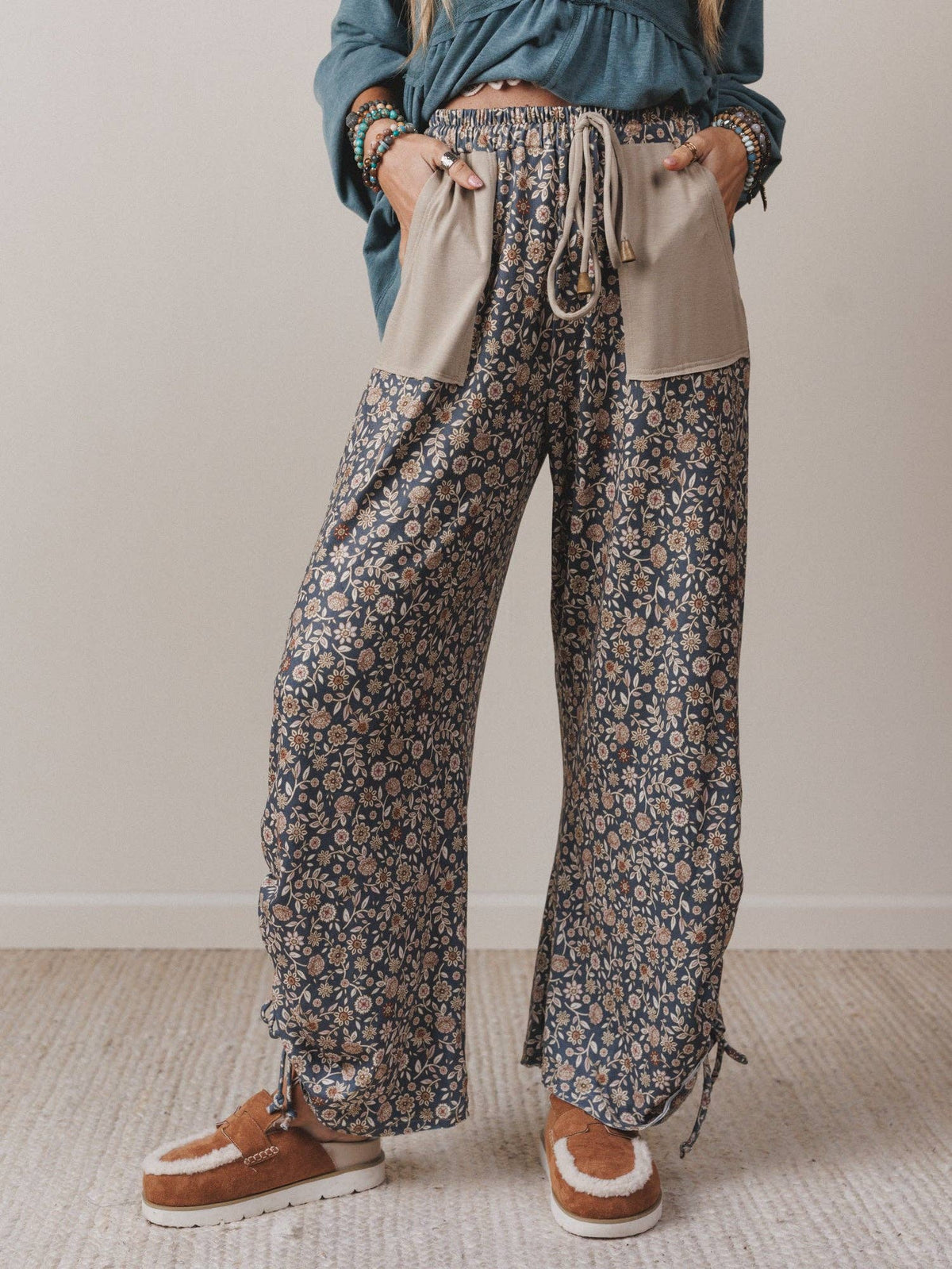 Pushing Daisies Drawstring Pants