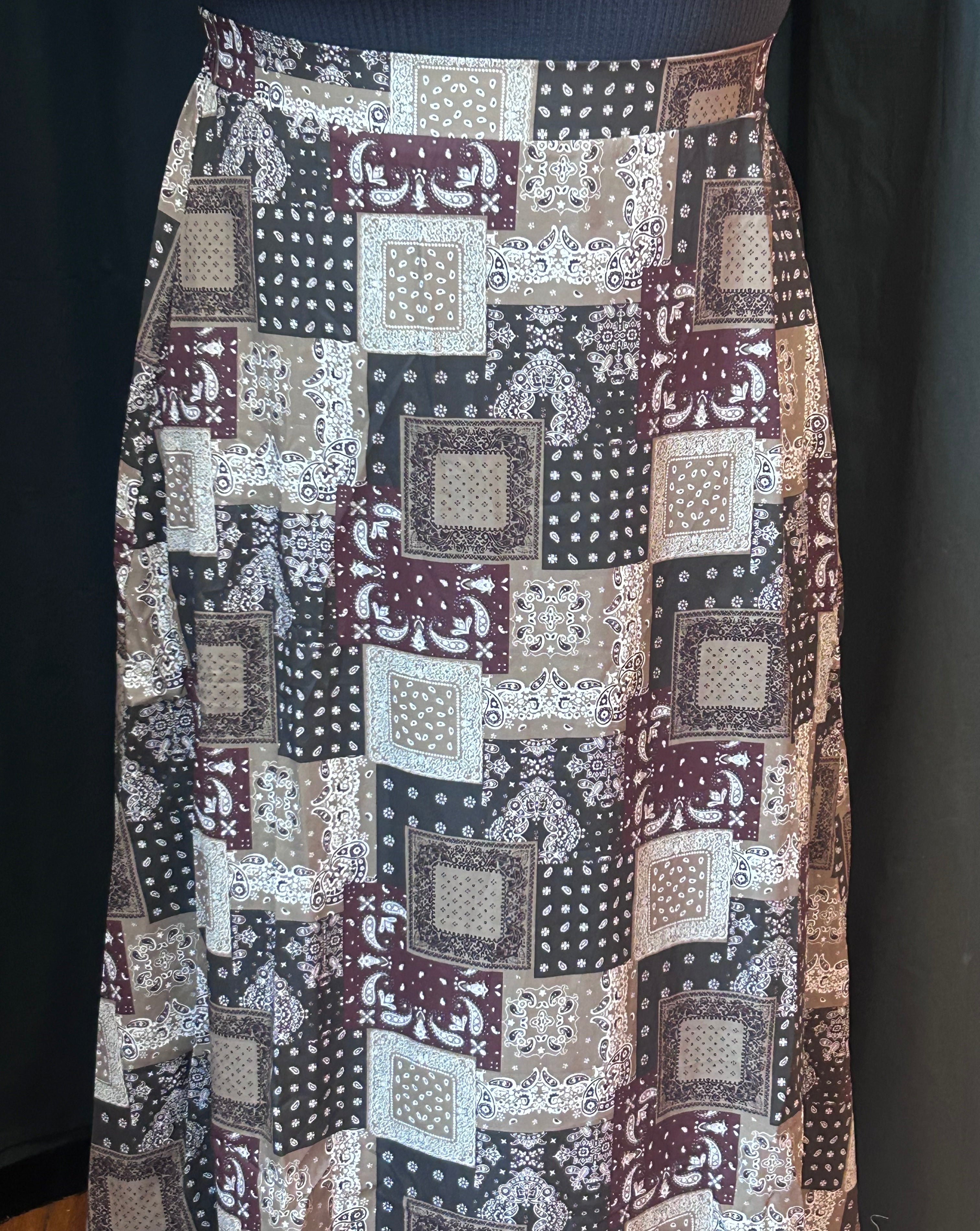 A Line Maxi Skirt