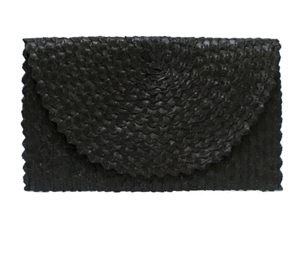 Straw Clutch Purse