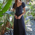 Polka Dot Print Dress
