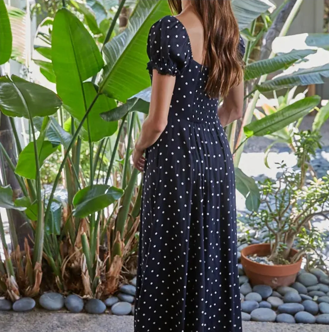 Polka Dot Print Dress