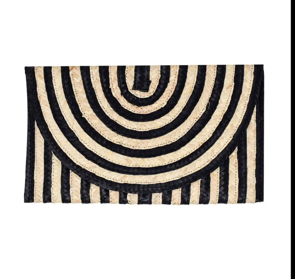 Straw Clutch Purse