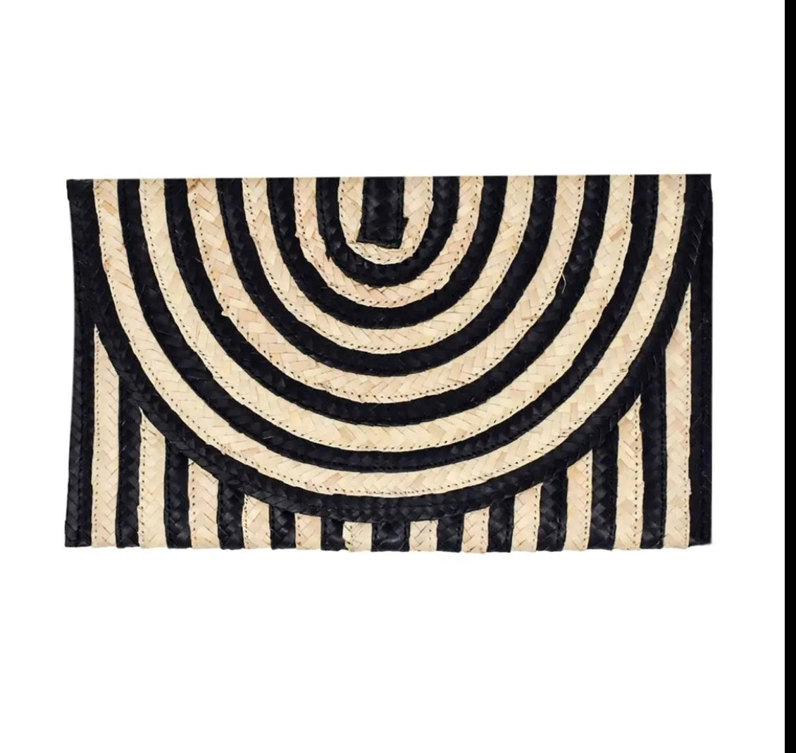 Straw Clutch Purse